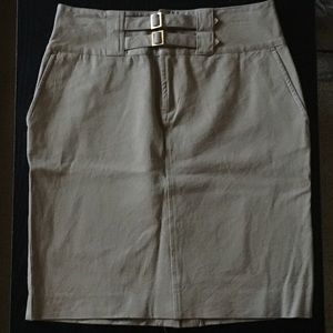 Lauren Ralph Lauren Petite Khaki Skirt